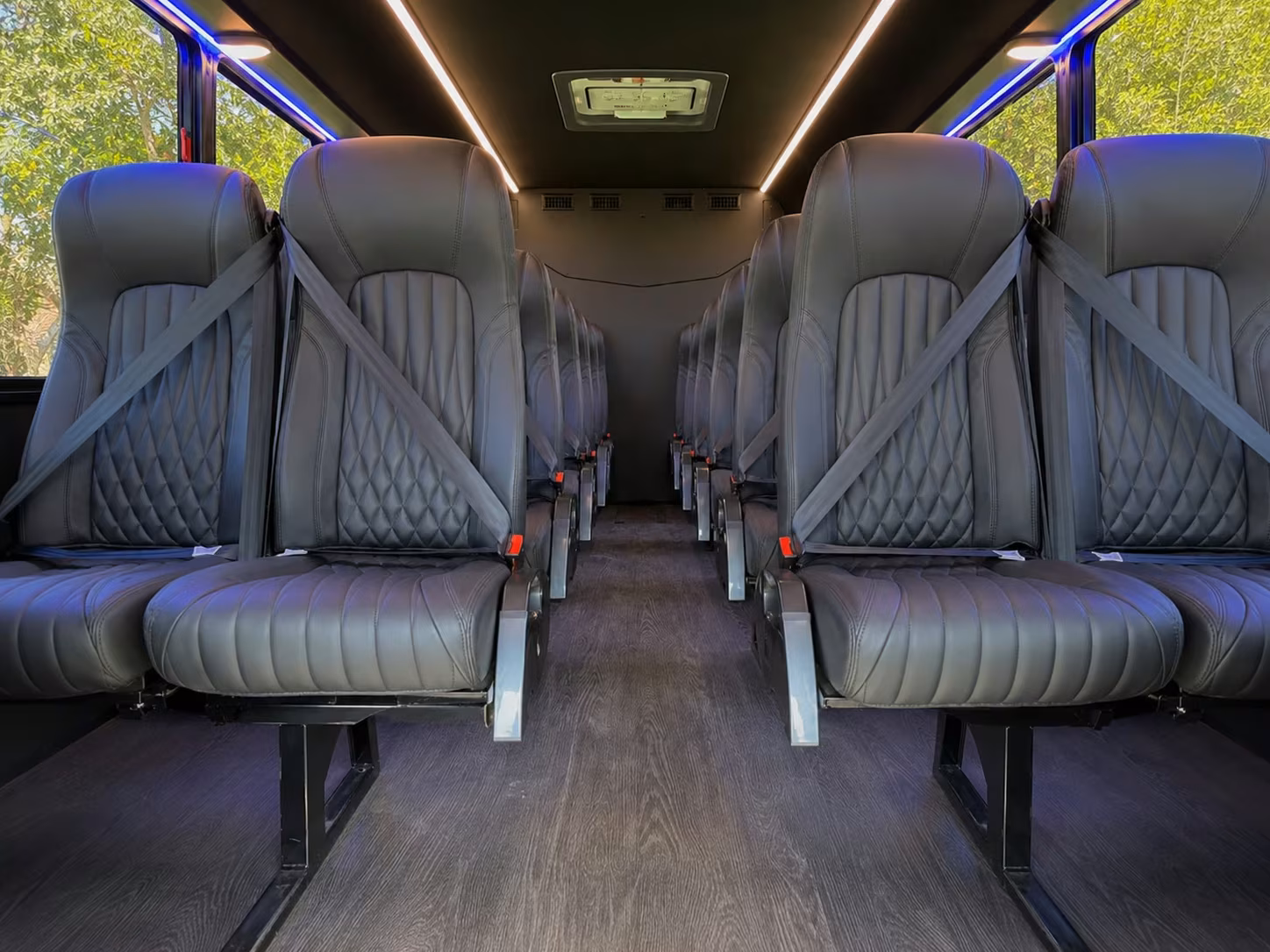 20 passenger minibus inside