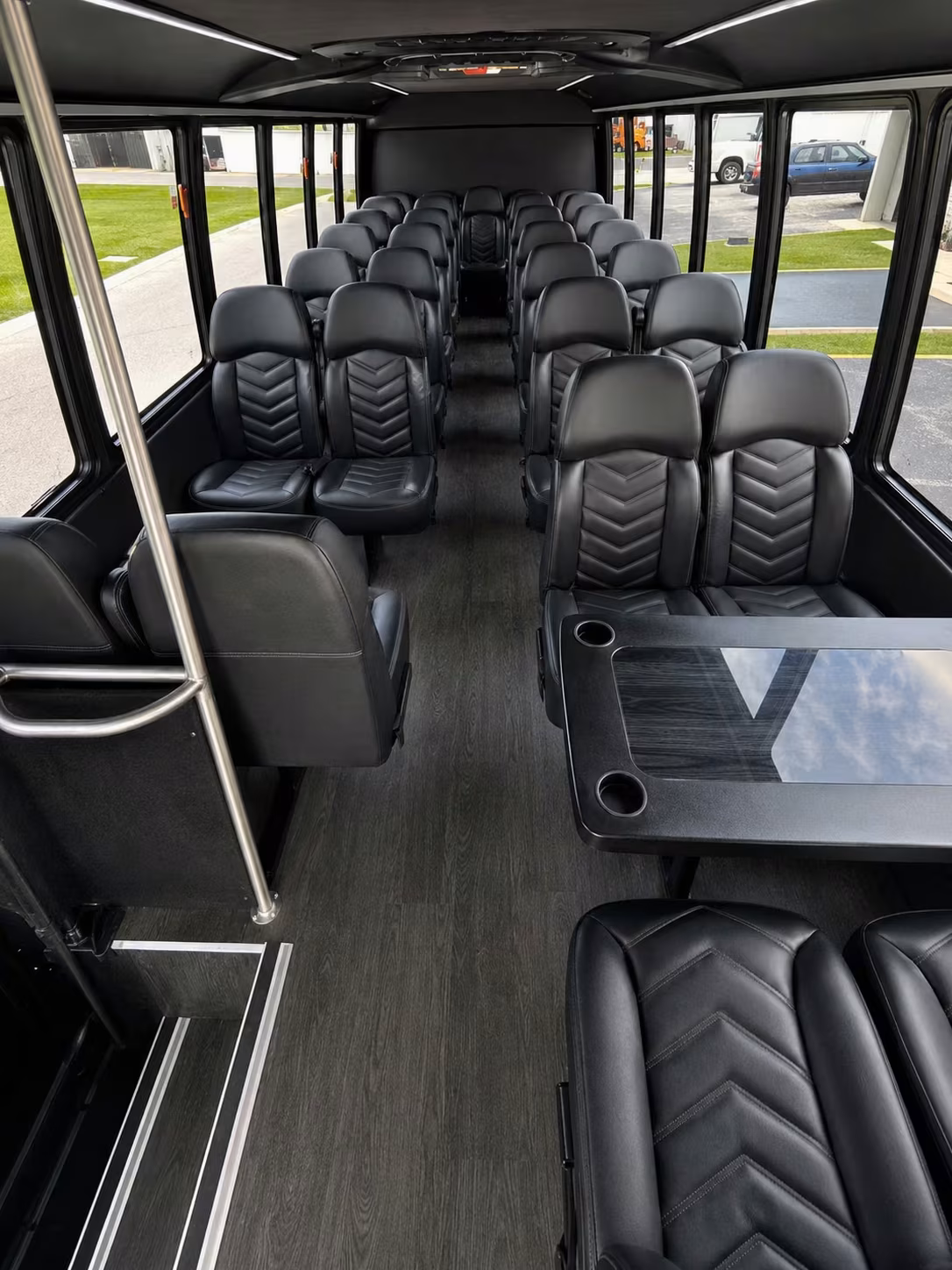 20 passenger minibus interior