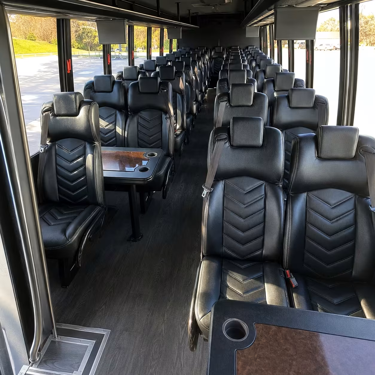 25 passenger minibus inside