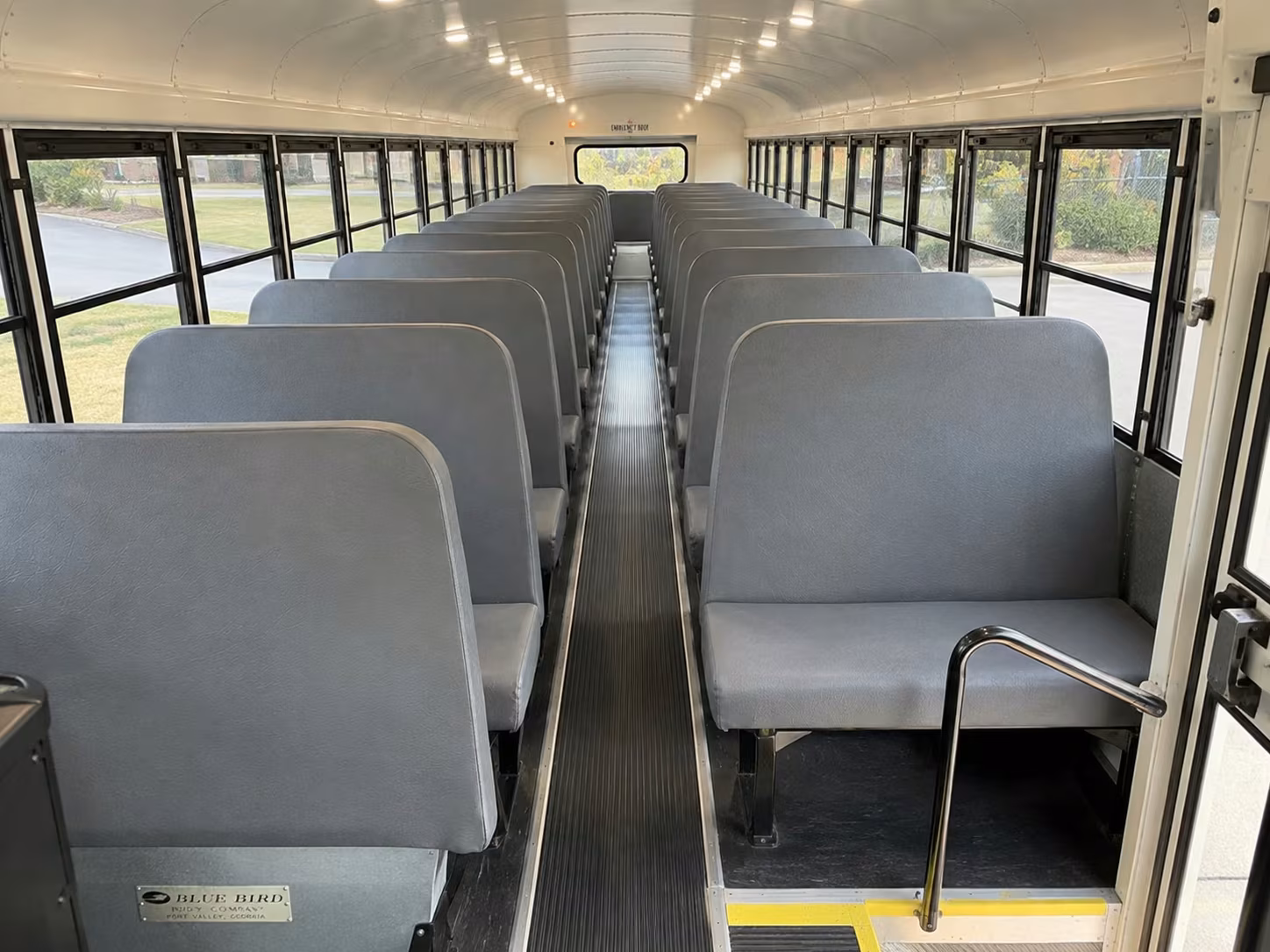 school bus interior